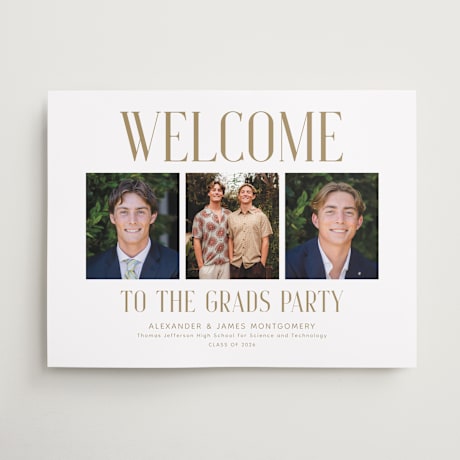 Graduation Welcome Signs