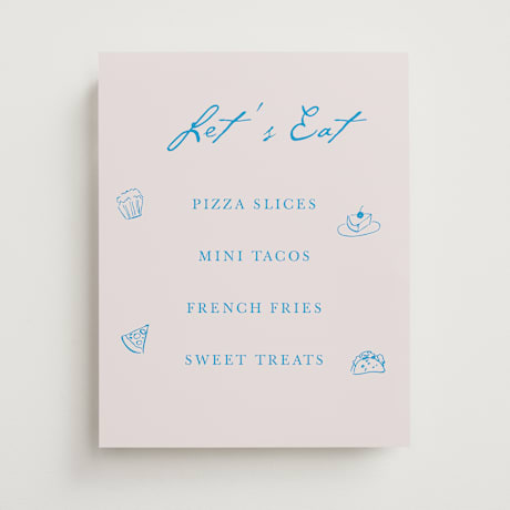 Graduation Menu Signs