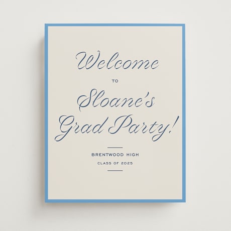 Graduation Welcome Signs