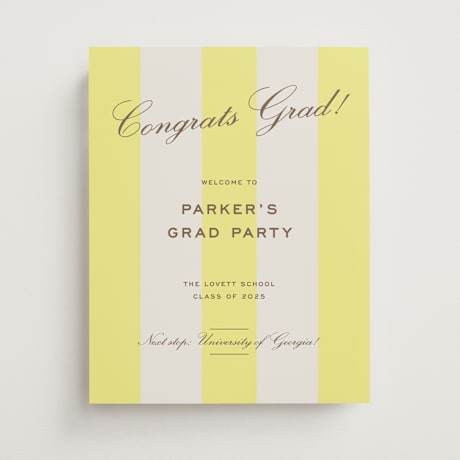 Graduation Welcome Signs