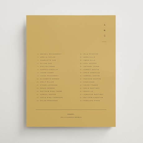 Custom Seating Charts