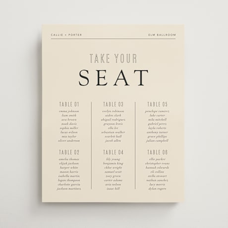 Custom Seating Charts