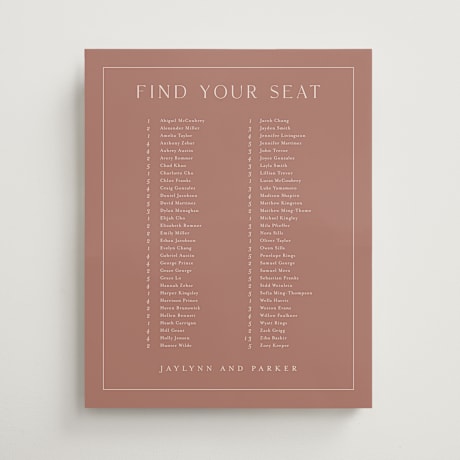 Custom Seating Charts