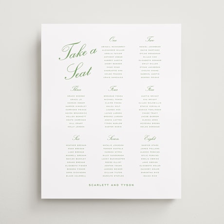 Custom Seating Charts