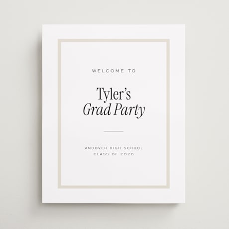 Graduation Welcome Signs