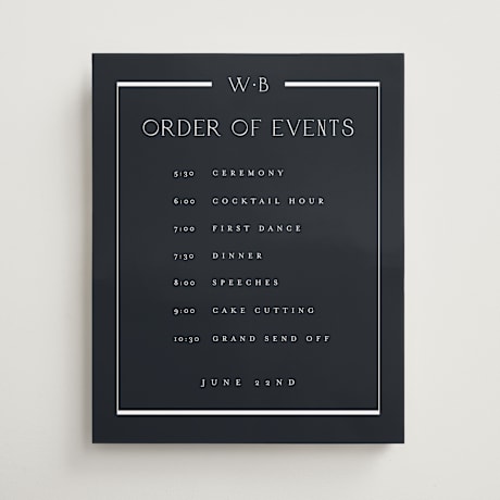 Schedule Signs