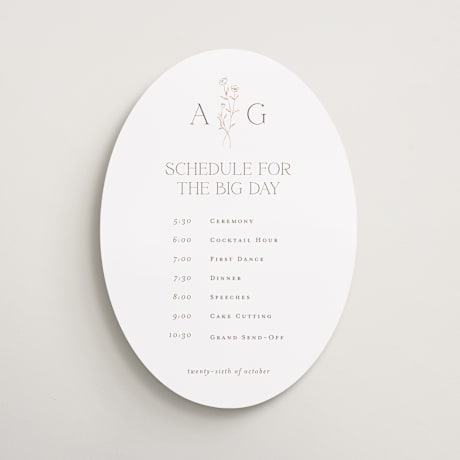 Schedule Signs