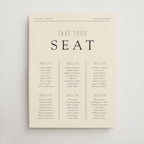 Custom Seating Charts