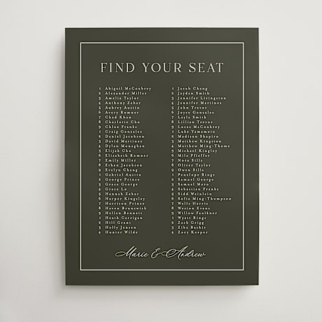 Custom Seating Charts