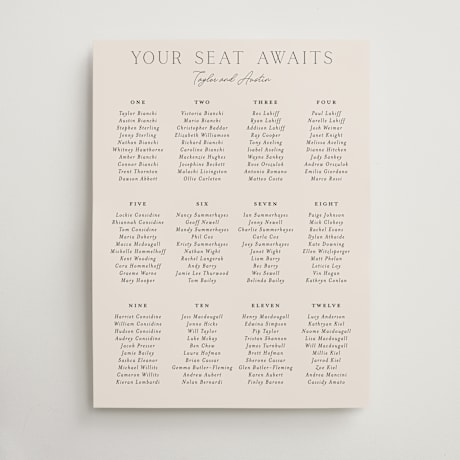 Custom Seating Charts