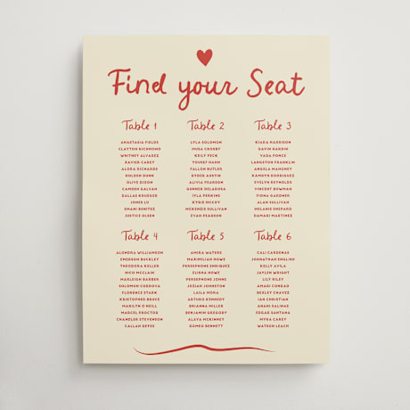 Custom Seating Charts