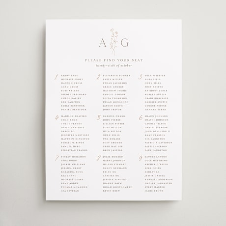 Custom Seating Charts