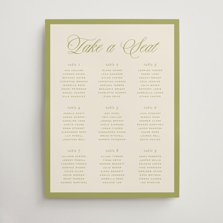 Custom Seating Charts