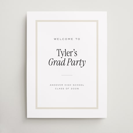 Graduation Welcome Signs