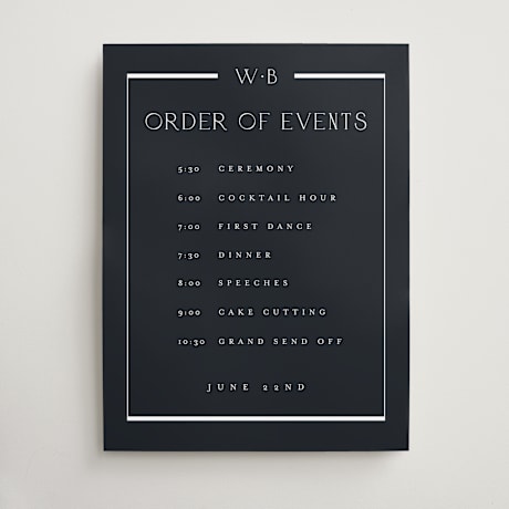 Schedule Signs