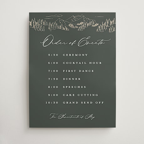 Schedule Signs