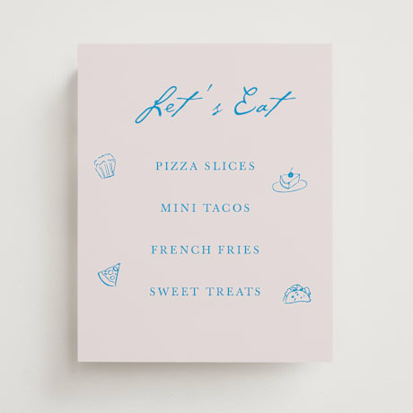 Graduation Menu Signs