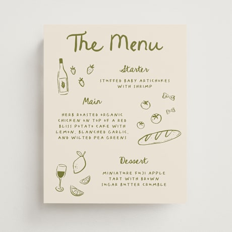 Menu Signs