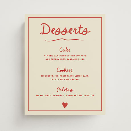 Menu Signs