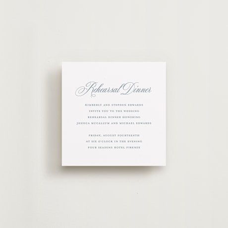 Rehearsal Dinner Cards