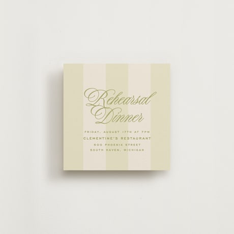 Rehearsal Dinner Cards