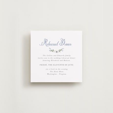 Rehearsal Dinner Cards