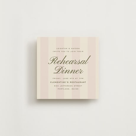 Rehearsal Dinner Cards