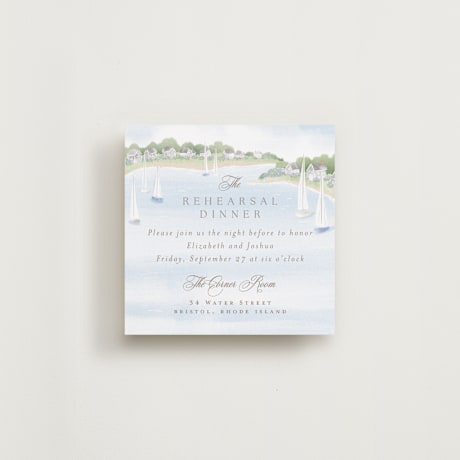 Rehearsal Dinner Cards