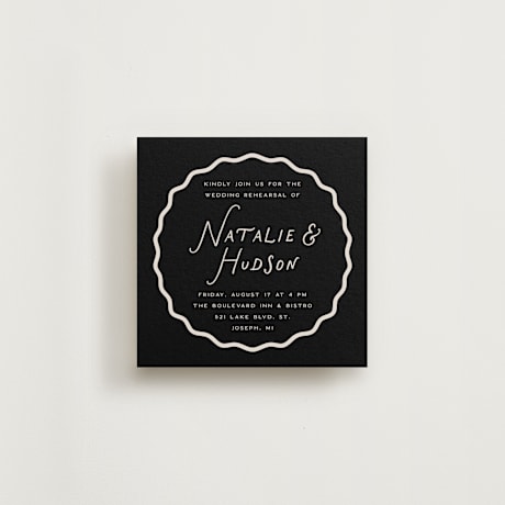Rehearsal Dinner Cards
