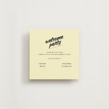 Rehearsal Dinner Cards