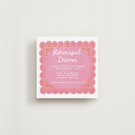 Rehearsal Dinner Cards