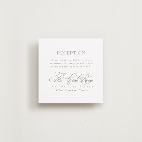 Reception Cards