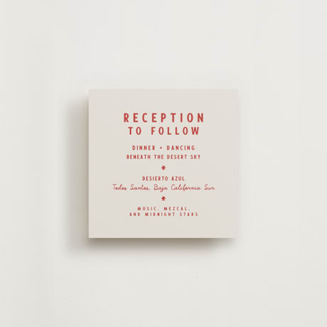 Reception Cards