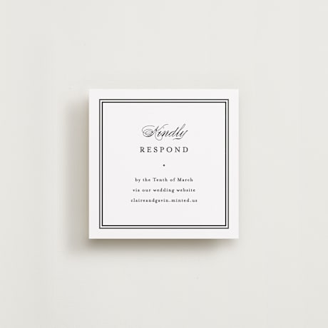 RSVP Online Enclosure Cards