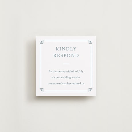 RSVP Online Enclosure Cards