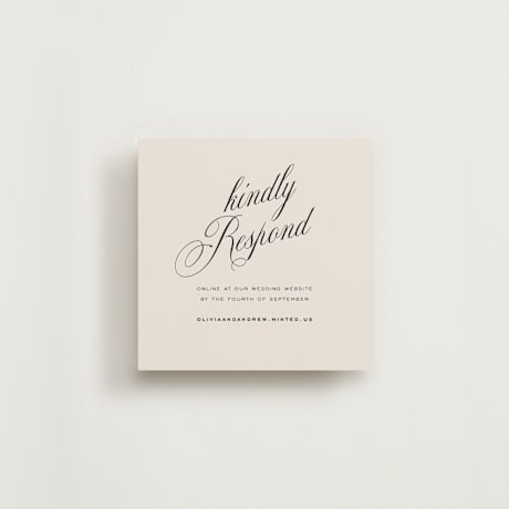 RSVP Online Enclosure Cards
