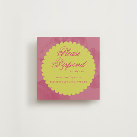 RSVP Online Enclosure Cards