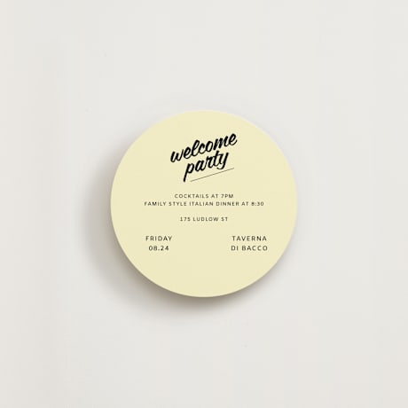 Rehearsal Dinner Cards