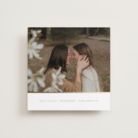 Foil-Pressed Save the Date Cards