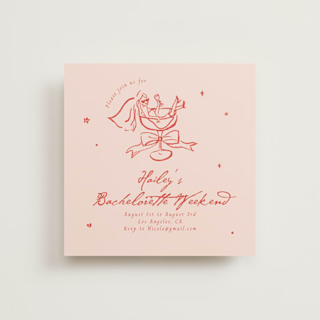Bachelorette Party Invitations