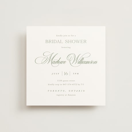 Bridal Shower Invitations