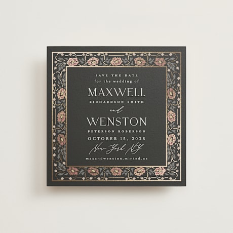 Foil-Pressed Save the Date Cards