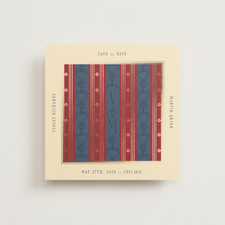 Foil-Pressed Save the Date Cards