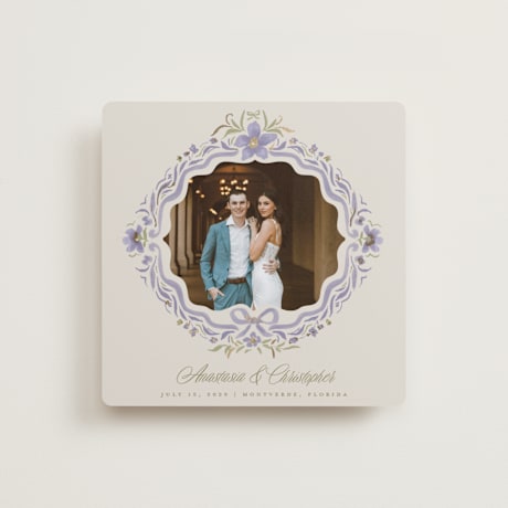 Foil-Pressed Save the Date Cards