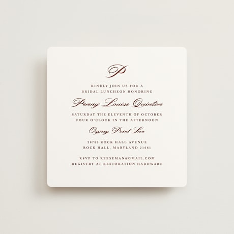 Bridal Shower Invitations