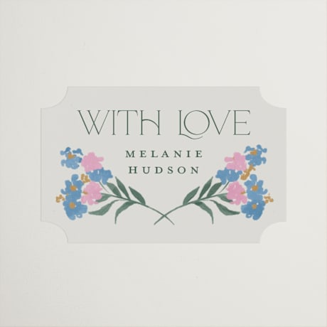 Bridal Shower Favor Stickers