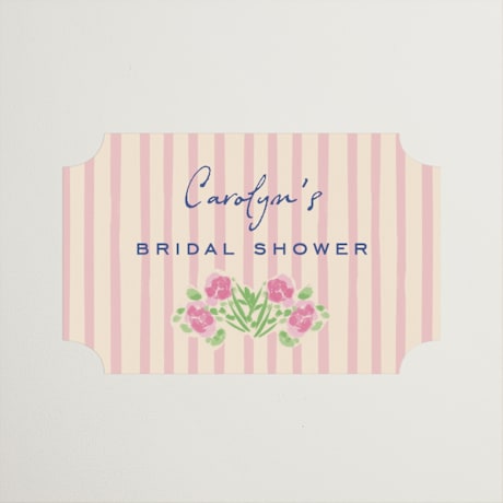 Bridal Shower Favor Stickers