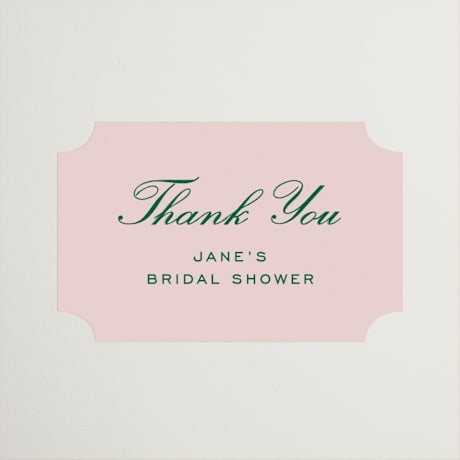 Bridal Shower Favor Stickers