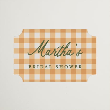 Bridal Shower Favor Stickers