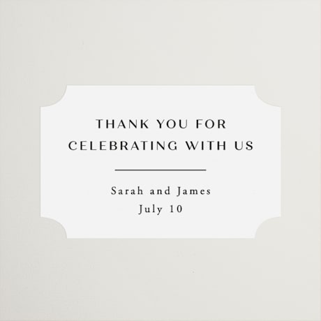 Wedding Favor Stickers